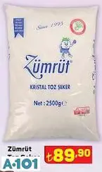 ZÜMRÜT KRİSTAL TOZ ŞEKER ZÜMRÜT KRİSTAL TOZ ŞEKER
